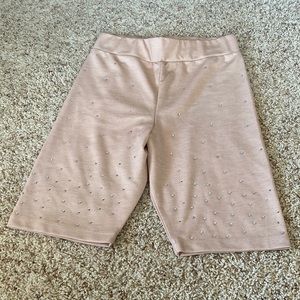 LaQuan Smith x Asos Design bling bike shorts